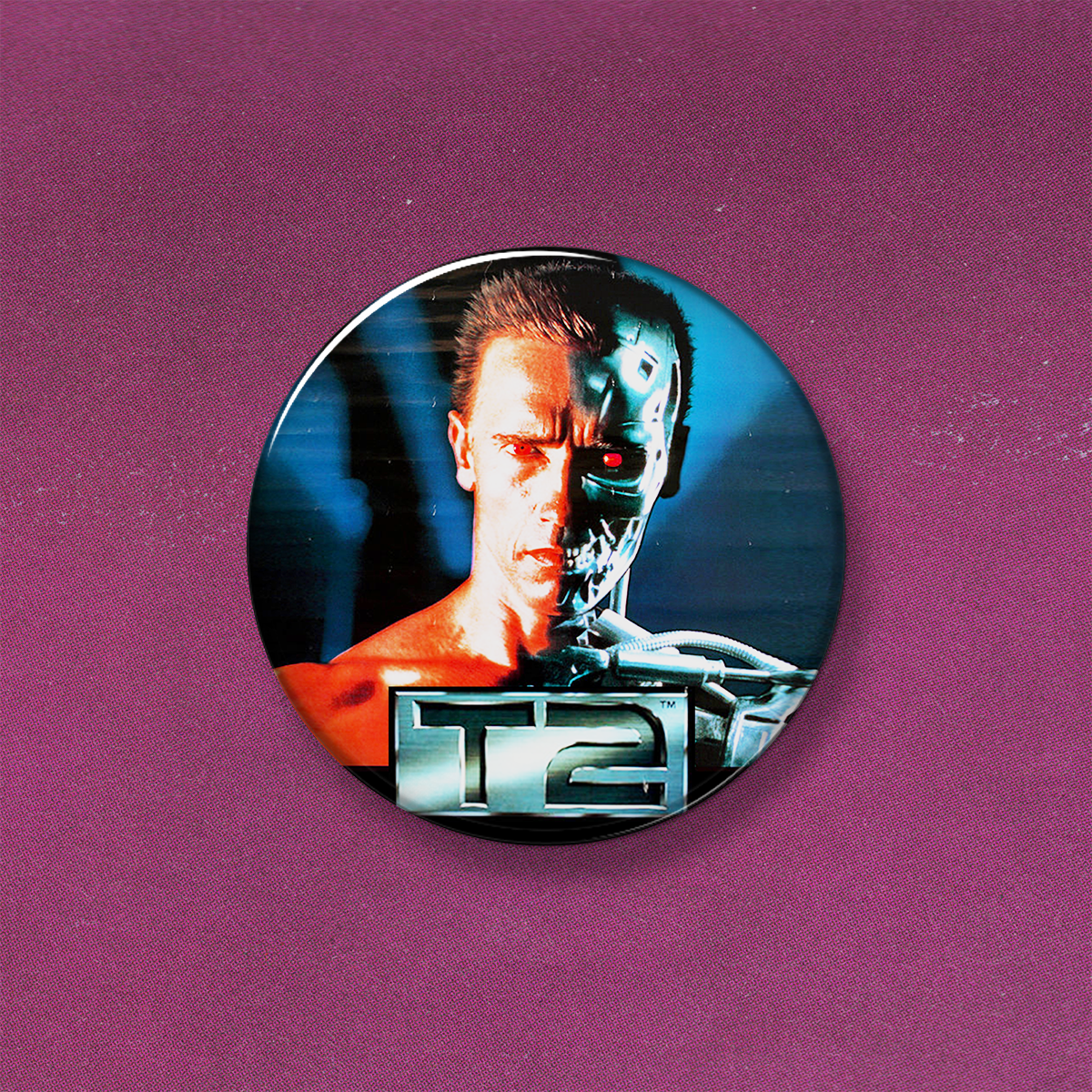 MEDIUM BUTTONS - 008 GROOVY TIME FOR A MOVIE TIME 2