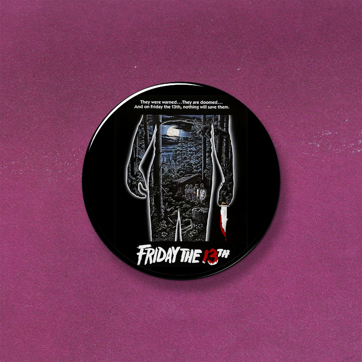 MEDIUM BUTTONS - 008 GROOVY TIME FOR A MOVIE TIME 2