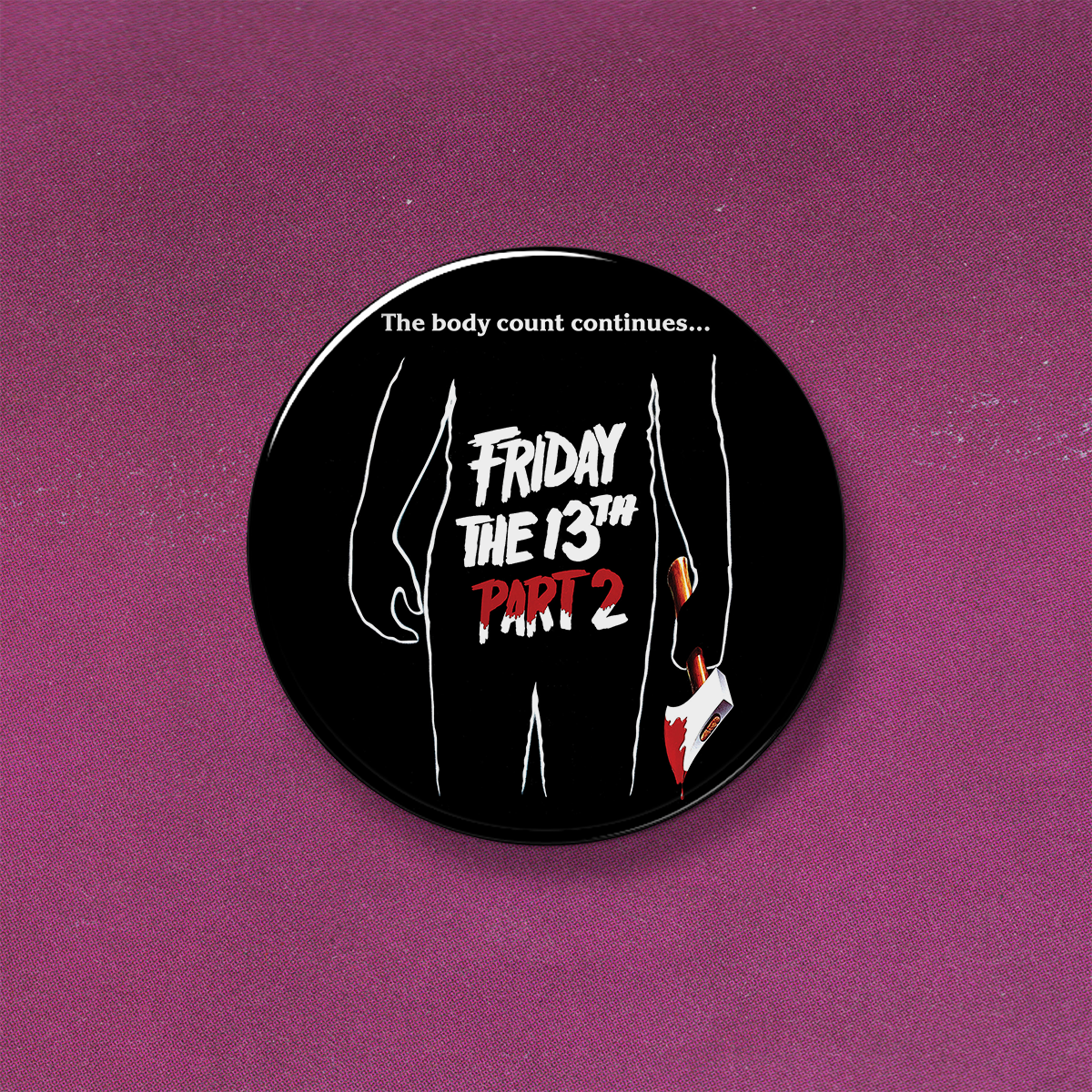 MEDIUM BUTTONS - 008 GROOVY TIME FOR A MOVIE TIME 2