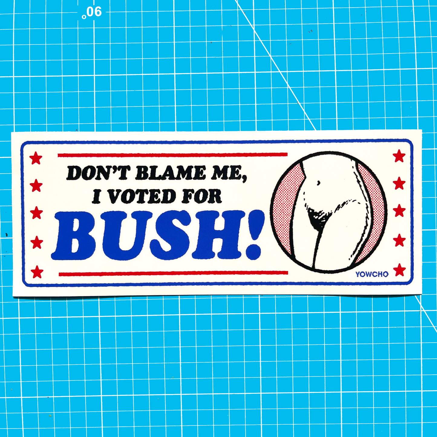 DON'T BLAME ME I VOTED FOR BUSH BUMPER STICKER