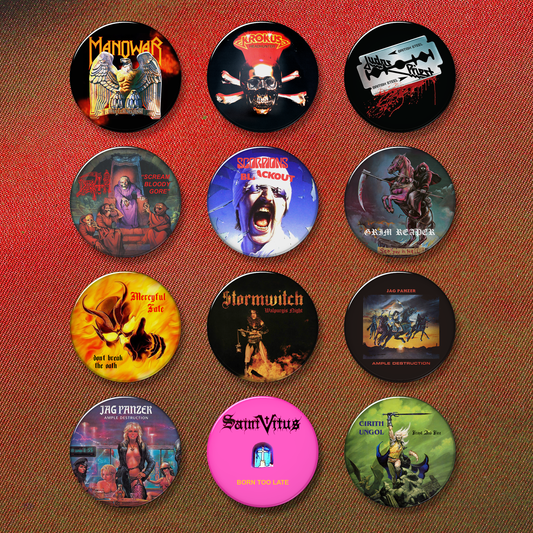 MEDIUM BUTTONS - 006 MORE HEAVY METAL MANIA 3