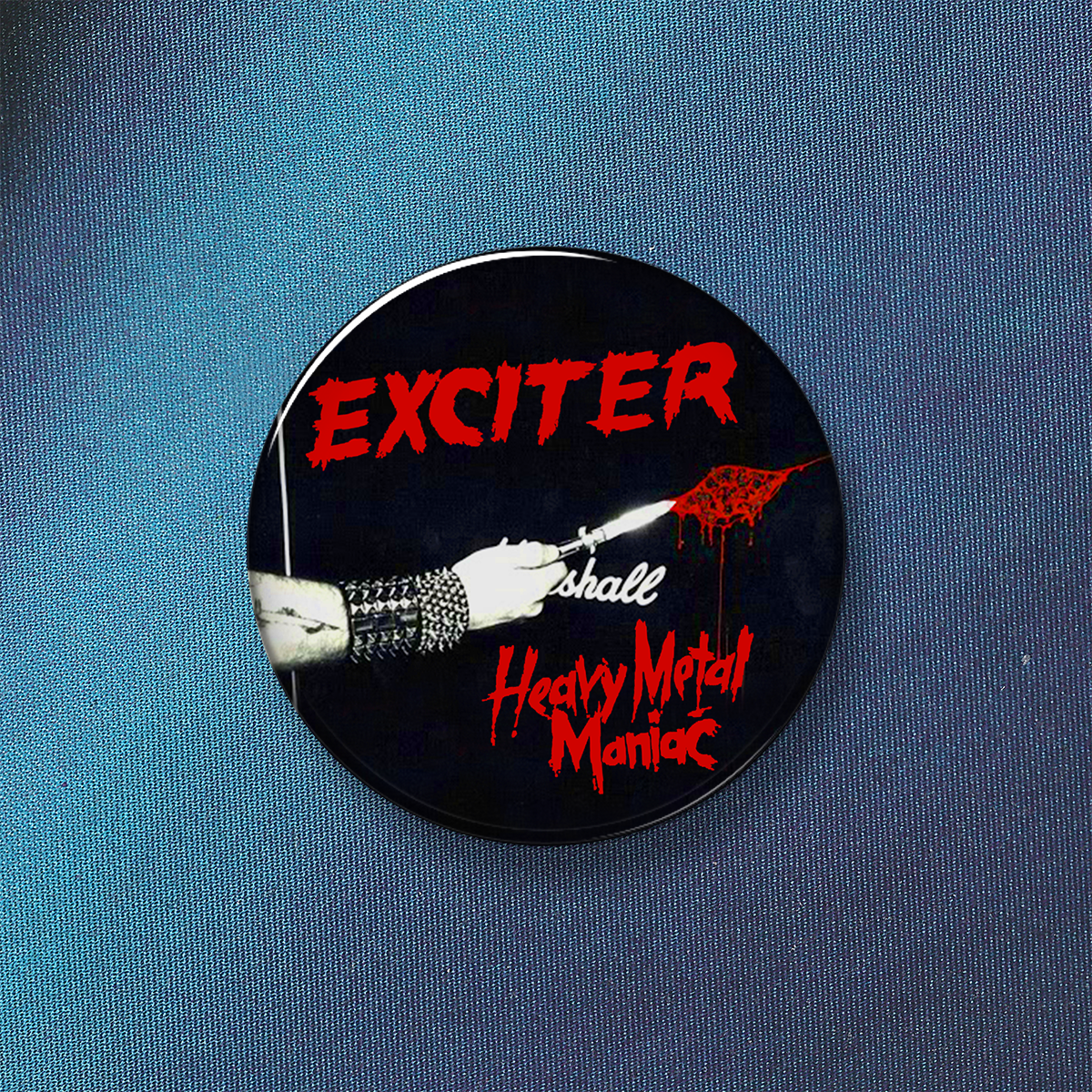 MEDIUM BUTTONS - 004 MORE HEAVY METAL MANIA