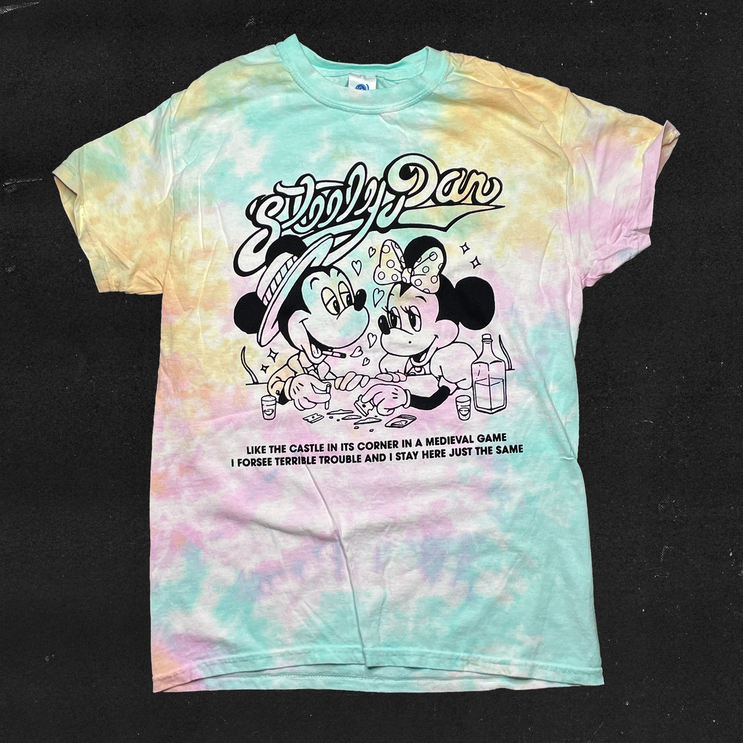 STEELY DAN TEE (PASTEL TIE-DYE)